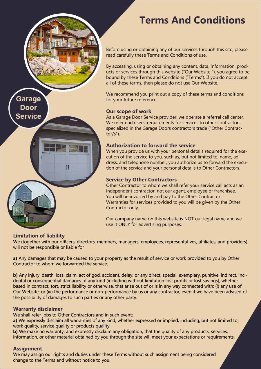 Garage Door Mobile Service Minneapolis, MN 612-444-1713